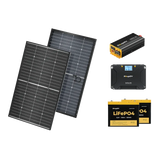 BougeRV 12V 400 Watt Rigid Solar System Kit