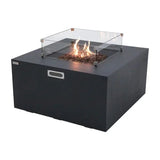 Elementi Rocky Fire Table With Propane Tank Drawer OFG310
