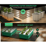 Mars Hydro 10'' x 20.75'' Seedling Heat Mat and Digital Thermostat Combo
