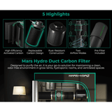 Mars Hydro 4" Inline Air Carbon Filter