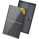BougeRV N-Type 12V/24V 200 Watt Bifacial 16BB Solar Panel