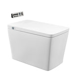 Swiss Madison Concorde Smart One-Piece 1.28 GPF Single Top Flush Toilet in Glossy White