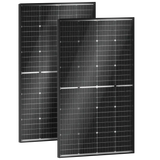 BougeRV 16BB N-Type 12V/24V 100 Watt Bifacial Solar Panel