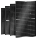 BougeRV N-Type 12V/24V 200 Watt Bifacial 16BB Solar Panel