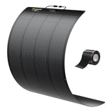 BougeRV Arch Pro 200W N-Type TOPCon Flexible Solar Panel (12V/24V Compatible)