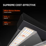 Spider Farmer G3000 LED Grow Light + 3' x 3' Grow Tent + 4" Inline Fan Combo with Temperature and Humidity Controller + 6" Clip Fan