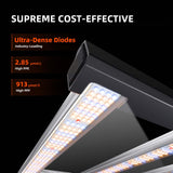 Spider Farmer G4500 LED Grow Light + 2.3' x 4.6' Grow Tent + 4" Inline Fan Combo with Temperature and Humidity Controller + 6" Clip Fan