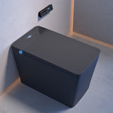 Swiss Madison Concorde One Piece Smart Toilet 1.28 GPF in Matte Black with Heated Bidet, Air Drying, Night Light, Foot Sensor