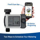 B-hyve XD Bluetooth 1-Outlet Hose Faucet Timer w/Hub | 24516