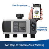 B-hyve XD Bluetooth 4-Outlet Hose Faucet Timer w/Hub | 24639
