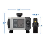 B-hyve XD Bluetooth 4-Outlet Hose Faucet Timer w/Hub | 24639