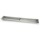 Hearth Products Controls 72" Stainless Steel Trough Burner with pan