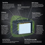 Go Power! 250Ah Lithium Iron Phosphate Solar Battery