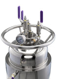 Jacketed Stainless Steel LP Tank with Internal Condensing Coil and Dip Tube