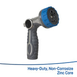 Heavy Duty 6-Pattern Zinc Thumb Control Nozzle 26480