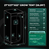 Mars Hydro 2' 4" x 2' 4" x 5' 4" (70cm x 70cm x 160cm) Indoor Grow Tent