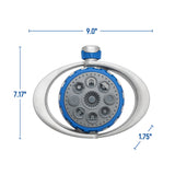 Orbit Elevated 8-Pattern Metal Turret Sprinkler 28252