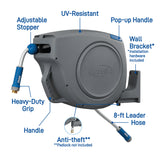 100 ft x 5/8 in Auto-Retractable Garden Hose Reel 28263