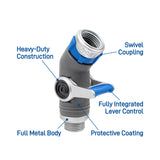 Orbit Elevated Gooseneck Shut-Off Coupling 28295