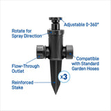 Adjustable Pattern Spot Sprinkler on Spike Kit 29808