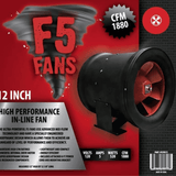 F5 Fans 12" Inline Duct Fan