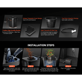 Spider Farmer Deep Water Culture Hydroponics Grow System with Top Drip Kit - 4 Bucket Kit
