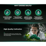 Mars Hydro ADLite UV 27W + IR 15W Supplemental LED Grow Light Bars Combo - Set of 2