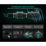 Mars Hydro 4" Inline Duct Fan and Carbon Filter Combo with Temperature and Humidity Controller