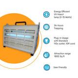 Gardner 30 Watt Shatterproof Portable Insect Light Trap - ATMX-30