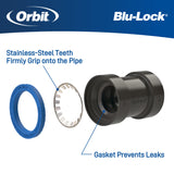 3/4" x 1/2" Blu-Lock Reducing Coupling 31377