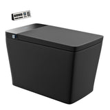 Swiss Madison Concorde One Piece Smart Toilet 1.28 GPF in Matte Black with Heated Bidet, Air Drying, Night Light, Foot Sensor