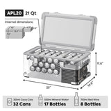 ICECO APL20 21QT Light Duty Single Zone Aluminum Freezer
