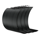 BougeRV Arch 200 Watt Fiberglass Flexible Curved Solar Panel