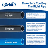 1/2" Blu-Lock x 1/2" MPT Tee 31979
