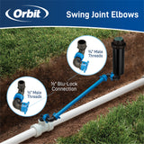 1/2" x 3/4" Blu-Lock Swing Joint 37268