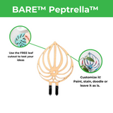 BARE™ Peptrella™ - Customizable wooden plant support - Inspired by the Peperomia leaf