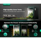 Mars Hydro FC 3000-EVO LED Grow Light + 3' x 3' Grow Tent + Inline Fan Combo with Speed Controller