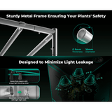 Mars Hydro 5' x 5' x 6' 8" (150cm x 150cm x 200cm) Indoor Grow Tent