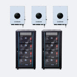 Humless IP65 Rack-mountable Batteries w/ 6kW Universal Inverter