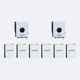 Humless IP65 Wall-mountable Batteries w/ 6kW Universal Inverter