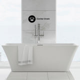 Swiss Madison St. Tropez 60" Freestanding Bathtub