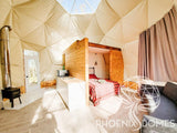 4-Season DELUXE Glamping Package Dome - 23'/7m - Phoenix Domes