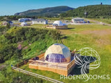 4-Season DELUXE Glamping Package Dome - 23'/7m - Phoenix Domes