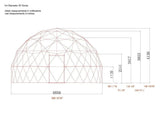 4-Season DELUXE Glamping Package Dome - 23'/7m - Phoenix Domes