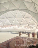 4-Season DELUXE Glamping & Yoga Package Dome - 30'/9m - Phoenix Domes
