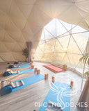 4-Season DELUXE Glamping & Yoga Package Dome - 33'/10m - Phoenix Domes