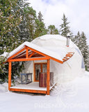 4-Season DELUXE Glamping & Yoga Package Dome - 33'/10m - Phoenix Domes