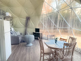 4-Season DELUXE Glamping & Yoga Package Dome - 33'/10m - Phoenix Domes