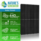 Nature's Generator Powerhouse Gen 2 Solar Generator and Transfer Switch