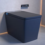 Swiss Madison Concorde One Piece Smart Toilet 1.28 GPF in Matte Black with Heated Bidet, Air Drying, Night Light, Foot Sensor